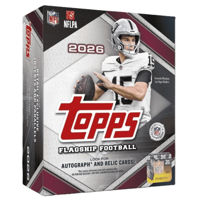 Topps 2026 Flagship Football Mega Box factory sealed