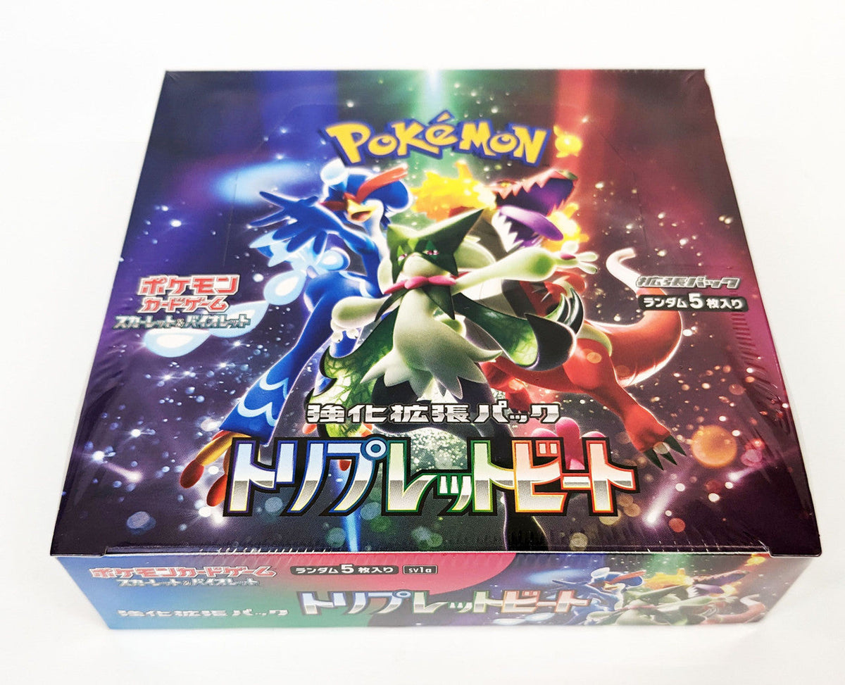Pokemon Japanese Scarlet & Violet Triple Beat Booster Box SV1a (Pre-Order) - TradingAces TCG