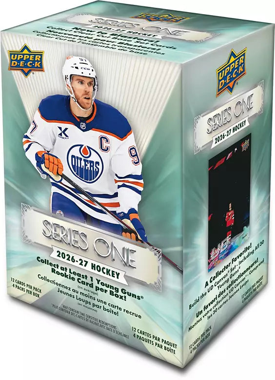 Upper Deck 2026-27 Series One Hockey Blaster Box (3 Packs)