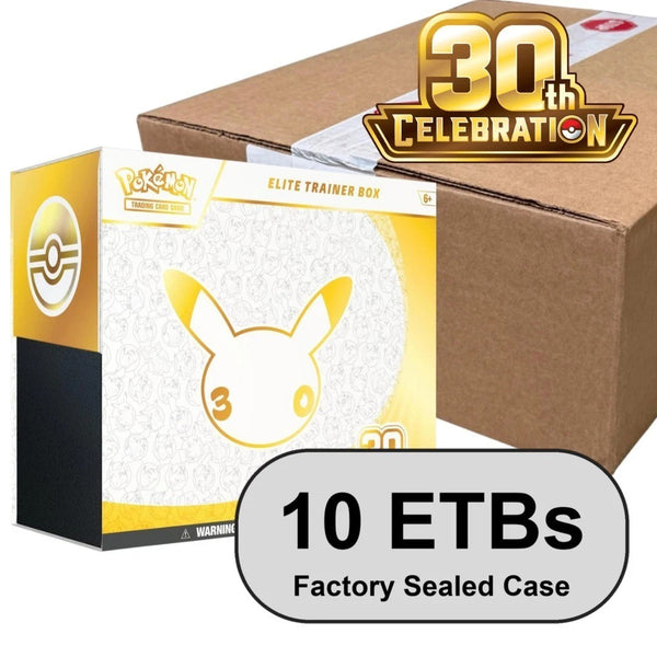 Pokémon TCG: 30th Celebration Elite Trainer Box (Case)