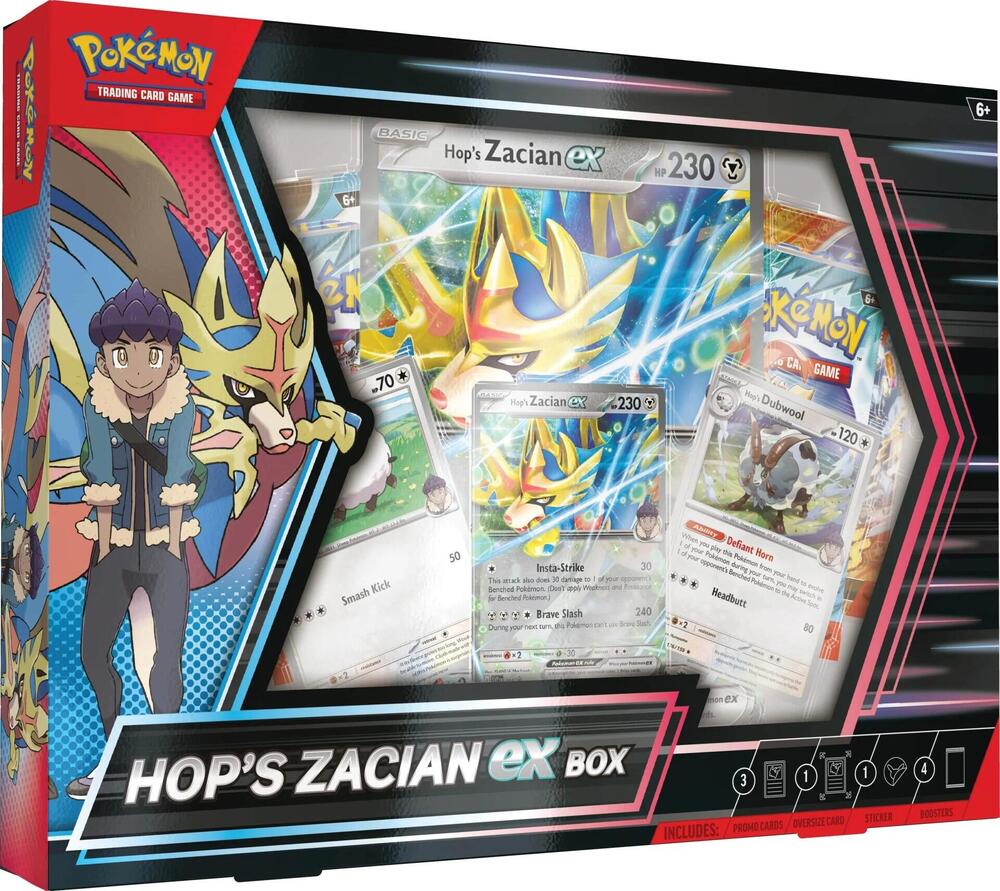 Hop's Zacian ex Box sealed