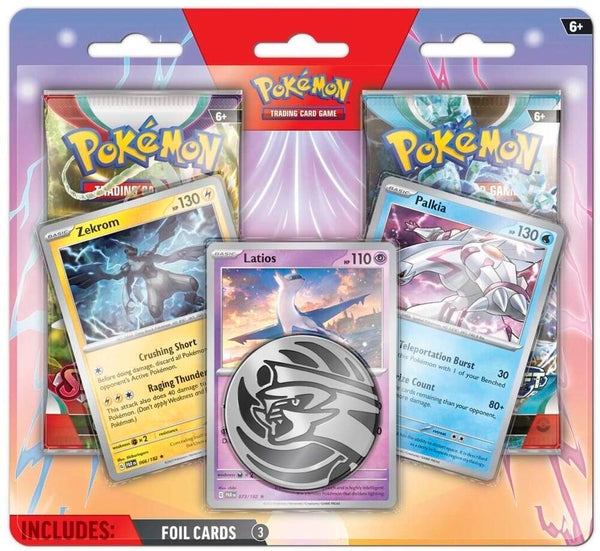Pokémon TCG: Enhanced 2-Pack Blister (Latios, Zekrom & Palkia)