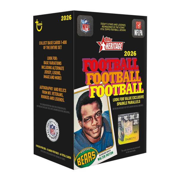 Topps 2026 Heritage Football Blaster Box