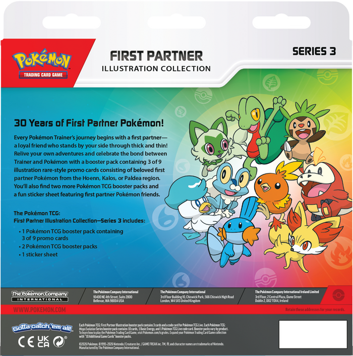 Pokémon TCG: First Partner Illustration Collection Series 3